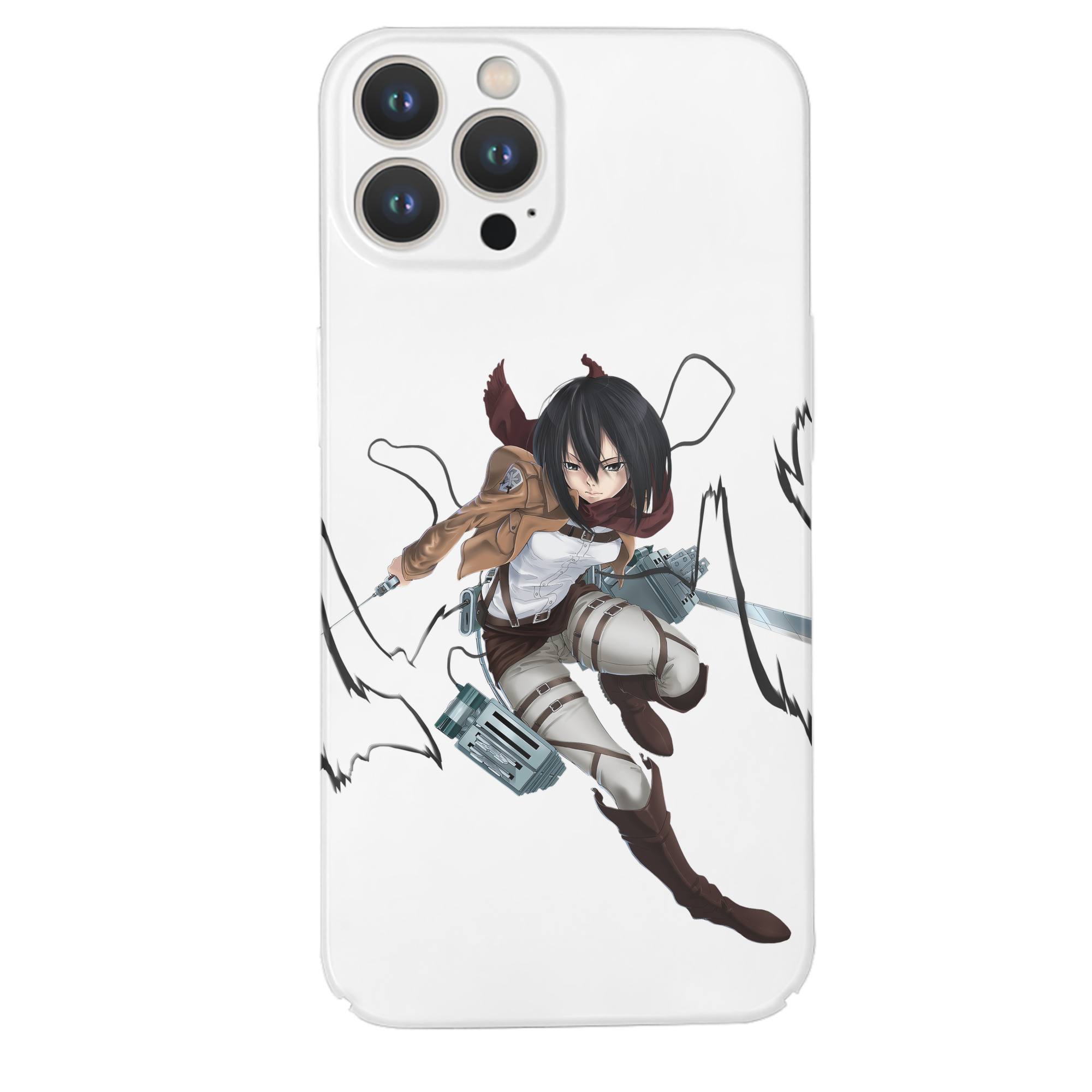 （画像用） 進撃の巨人 ミカサ·アッカーマン Attack on Titan Mikasa Ackerman 【iPhone 14シリーズ対応】ハードケース